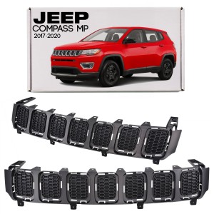 JEEP COMPASS II MP 2017-2020 PRZED LIFTINGIEM WKŁADKA GRILLA CZARNA PLASTER MIODU 4010170340AB 5UP86RXFAB