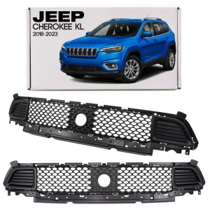 JEEP CHEROKEE V KL 2018-2023 PO FACELIFTINGU GRILL ATRAPA DOLNA ZDERZAKA PRZÓD Z ZAŚLEPKĄ RADARU 68288045AB