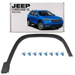JEEP CHEROKEE V KL 2018-2023 PO FACELIFTINGU LISTWA BŁOTNIKA PRZEDNIA PRAWA 6BF80TZZAC