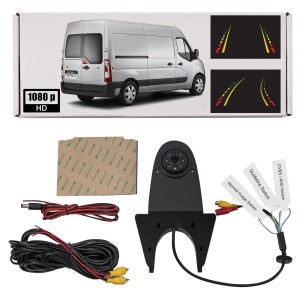 RENAULT MASTER III 2010-2024 KAMERA COFANIA FULL HD DYNAMICZNE LINIE NAD DRZWI BAGAŻOWE W MIEJSCE ŚWIATŁA STOPU