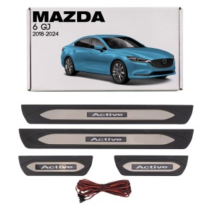 MAZDA 6 III GJ 2018-2024 PO DRUGIM LIFTINGU LISTWY PROGOWE LED