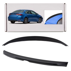 TOYOTA COROLLA XII E21 2019+ SEDAN SPOILER TYLNY CZARNY LAKIEROWANY PIANO BLACK