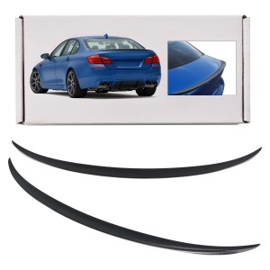 BMW SERIA 5 F10 2010-2017 SPOILER TYLNY CZARNY LAKIEROWANY PIANO BLACK STYLIZACJA NA M-PAKIET