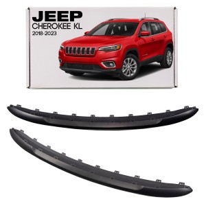 JEEP CHEROKEE V KL 2018-2023 PO FACELIFTINGU SPOILER PRZEDNIEGO ZDERZAKA CZARNY 6DE39TZZAA