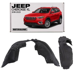 JEEP CHEROKEE V KL 2018-2023 PO FACELIFTINGU MATERIAŁOWE NADKOLE PRZEDNIE LEWE 68287927AA