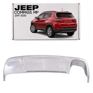 JEEP COMPASS II MP 2017-2020 PRZED FACELIFTINGIEM ZDERZAK TYLNY DOLNY SREBRNY 5SY44TZZAB
