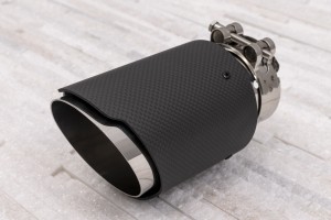 KOŃCÓWKA WYDECHU KARBON 64 MM L 170 MM