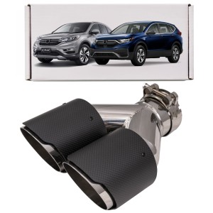HONDA HR-V 2015-2021 KOŃCÓWKA WYDECHU KARBON 64-67 MM L 230 MM