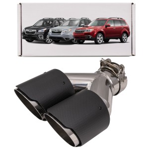 SUBARU FORESTER III IV V KOŃCÓWKA WYDECHU KARBON 64-67 MM L 230 MM