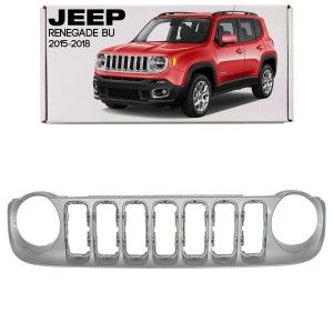 JEEP RENEGADE I BU 2015-2018 PRZED FACELIFTINGIEM GRILL SREBRNY 735587825