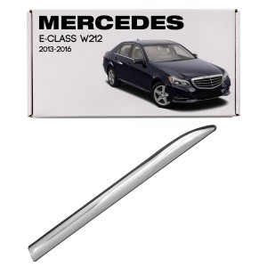 MERCEDES E-CLASS W212 2013-2016 PO FACELIFTINGU CHROMOWANA LISTWA PRZEDNIEGO BŁOTNIKA PRAWA A2126904482
