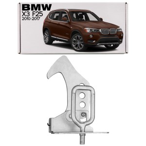 BMW X3 F25 2010-2017 ZACZEP RYGIEL ZATRZASK MASKI GÓRNY PRAWY 51237210733