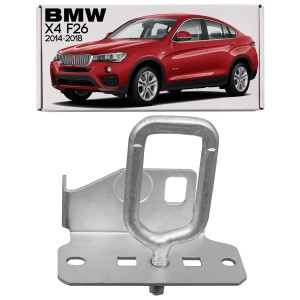 BMW X4 F26 2014-2018 ZACZEP RYGIEL ZATRZASK MASKI GÓRNY LEWY 51237210734