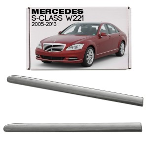 MERCEDES S-CLASS W221 2005-2013 CHROMOWANA LISTWA PRZEDNIEGO BŁOTNIKA LEWA A2216903980