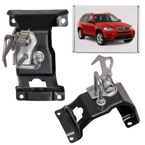 BMW X5 E70 2006-2013 ZAMEK ZACZEP RYGIEL MASKI PRAWY 51237164802