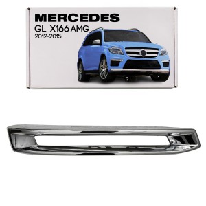 MERCEDES GL X166 2012-2015 CHROMOWANA RAMKA ŚWIATŁA LED PRAWA A1668851874