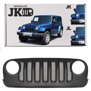 JEEP WRANGLER JK 2007-2018 GRILL PRZEDNI STYLIZACYJNY NA JL