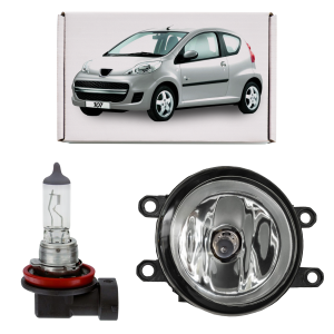 PEUGEOT 107 HATCHBACK 2009-2014 PO FACELIFTINGU LAMPA PRZECIWMGIELNA PRZEDNIA LEWA 1608422080