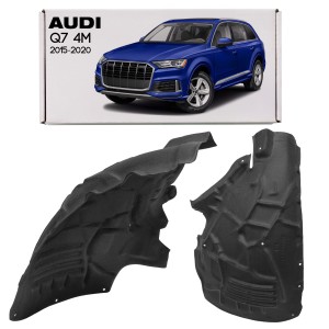 AUDI Q7 4M 2015-2020 PRZED FACELIFTINGIEM MATERIAŁOWE NADKOLE PRZEDNIE LEWE CZĘŚĆ PRZEDNIA 4M0821171S