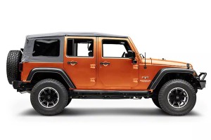 JEEP WRANGLER JK  2007-2018 4 DRZWI POSZYCIE DACHU MIĘKKIEGO SOFT TOP SZARE