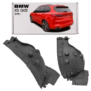 BMW X5 G05 2018+ MATERIAŁOWE NADKOLE PRZEDNIE LEWE CZĘŚĆ TYLNA 51717424907