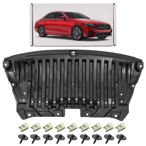 MERCEDES E-CLASS W213 2016-2020 PRZED FACELIFTINGIEM OSŁONA PRZEDNIEGO ZDERZAKA Z KOMPLETEM ŚRUB A2135200900