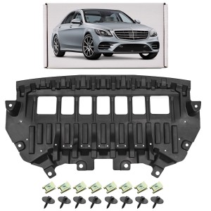 MERCEDES S-CLASS W222 AMG 2017-2020 PO FACELIFTINGU OSŁONA PRZEDNIEGO ZDERZAKA Z KOMPLETEM ŚRUB A2225201700
