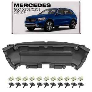 MERCEDES GLC X253 C253 2015-2019 PRZED FACELIFTINGIEM OSŁONA PRZEDNIEGO ZDERZAKA Z KOMPLETEM ŚRUB A2535240030