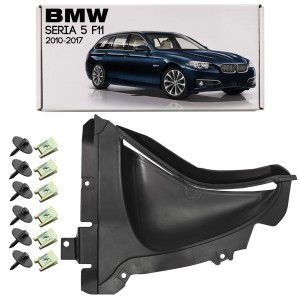BMW SERIA 5 F11 2010-2017 OSŁONA DOLNA NADKOLE PRZEDNIE PRAWE Z KOMPLETEM ŚRUB 51757256866