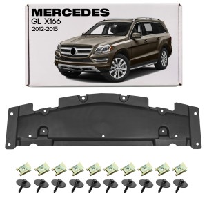 MERCEDES GL X166 2012-2015 OSŁONA PRZEDNIEGO ZDERZAKA Z KOMPLETEM ŚRUB A1665240130