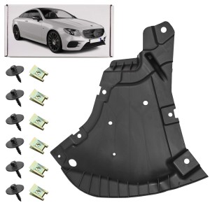 MERCEDES E-CLASS C238 2016-2020 PRZED FACELIFTINGIEM OSŁONA PRZEDNIEGO ZDERZAKA LEWA Z KOMPLETEM ŚRUB A2135202500