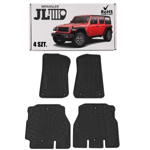 JEEP WRANGLER JL 2018+ 4D DYWANIKI SAMOCHODOWE