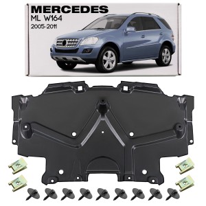 MERCEDES ML W164 2005-2011 OSŁONA POD SILNIK Z KOMPLETEM ŚRUB A1645241130