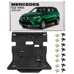MERCEDES GLE W166 2015-2019 PLASTIKOWA OSŁONA PŁYTA POD SILNIK Z KOMPLETEM ŚRUB A1665200723