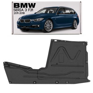 BMW SERIA 3 F31 2011-2018 MATERIAŁOWA OSŁONA SKRZYNI BIEGÓW LEWA 51757241831