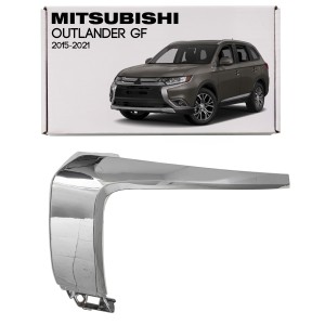 MITSUBISHI OUTLANDER III GF 2015-2021 CHROMOWANA LEWA LISTWA PRZEDNIEGO ZDERZAKA ŚRODKOWA 6407A144