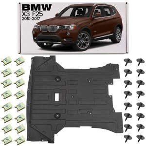 BMW X3 F25 2010-2017 MATERIAŁOWA PŁYTA POD SILNIK Z KOMPLETEM ŚRUB 51757213662