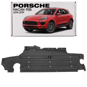 PORSCHE MACAN 95B 2014-2019 PRZED FACELIFTINGIEM MATERIAŁOWA OSŁONA PODWOZIA LEWA 95B825205A