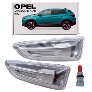 OPEL GRANDLAND X A18 2017+ MIGACZ KIERUNKOWSKAZ BOCZNY LEWY 13273103