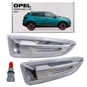 OPEL GRANDLAND X A18 2017+ MIGACZ KIERUNKOWSKAZ BOCZNY PRAWY 13273104