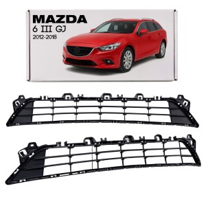MAZDA 6 III GJ 2012-2018 PRZED DRUGIM LIFTINGIEM KRATKA PRZEDNIEGO ZDERZAKA GHP9501T1