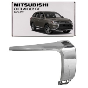 MITSUBISHI OUTLANDER III GF 2015-2021 CHROMOWANA PRAWA LISTWA PRZEDNIEGO ZDERZAKA ŚRODKOWA 6407A146