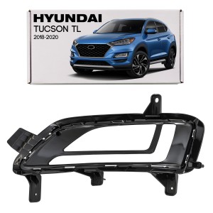 HYUNDAI TUCSON III TL 2018-2020 PO LIFTINGU RAMKA HALOGENU KRATKA ZDERZAKA PRZEDNIA LEWA 86525D7530