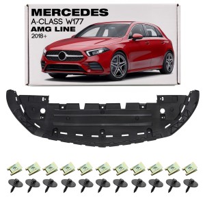 MERCEDES A-CLASS W177 AMG 2018+ OSŁONA PRZEDNIEGO ZDERZAKA Z KOMPLETEM ŚRUB A1778854900