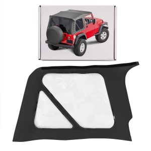 JEEP WRANGLER TJ 1997-2006 PRAWA BOCZNA SZYBA DACHU MIĘKKIEGO