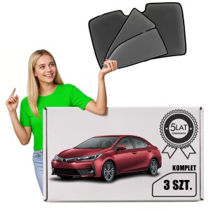TOYOTA COROLLA  XI E16 2013-2019 SEDAN ZASŁONKI PRZECIWSŁONECZNE