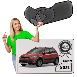 SUZUKI SX4 I GY 2006-2013 HATCHBACK ZASŁONKI PRZECIWSŁONECZNE