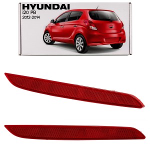 HYUNDAI i20 I 2012-2014 PO LIFTINGU ODBLASK TYLNEGO ZDERZAKA LEWY 924051J500