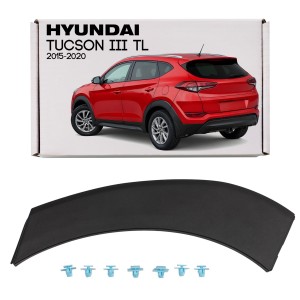 HYUNDAI TUCSON III TL 2015-2020 LISTWA TYLNEGO LEWEGO BŁOTNIKA  87741D7000