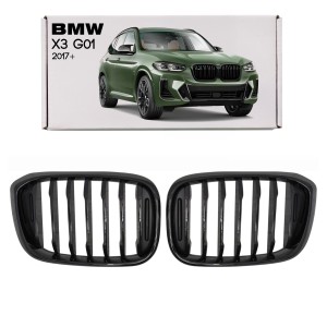 BMW X3 G01 2017+ TUNINGOWY GRILL PRZEDNI CZARNY WZÓR M PAKIET ATRAPA NERKI